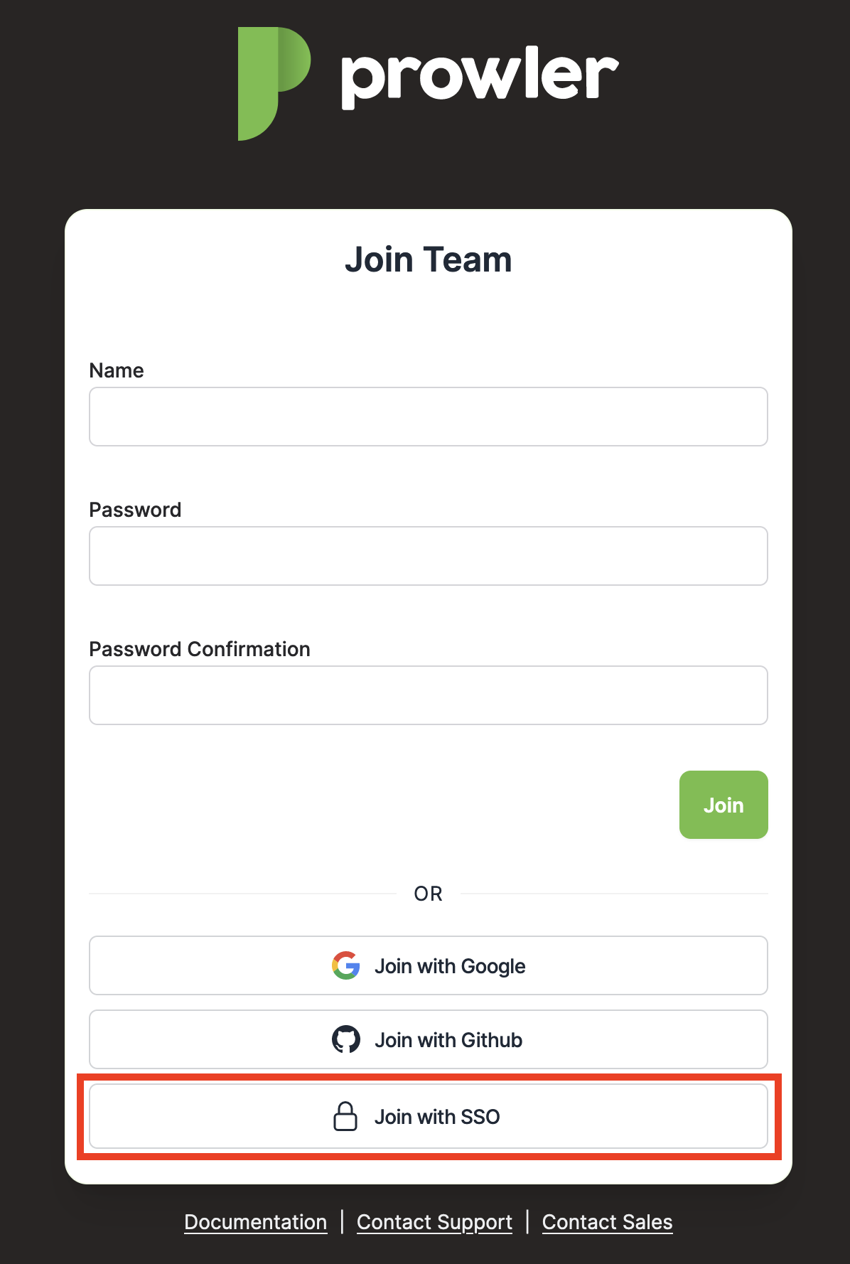 Join with SSO